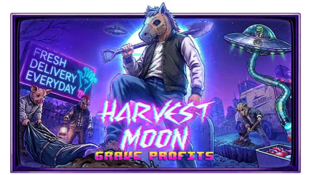 Harvest Moon Grave Profits سلاٹ کا تاریک اور پراسرار انٹرفیس